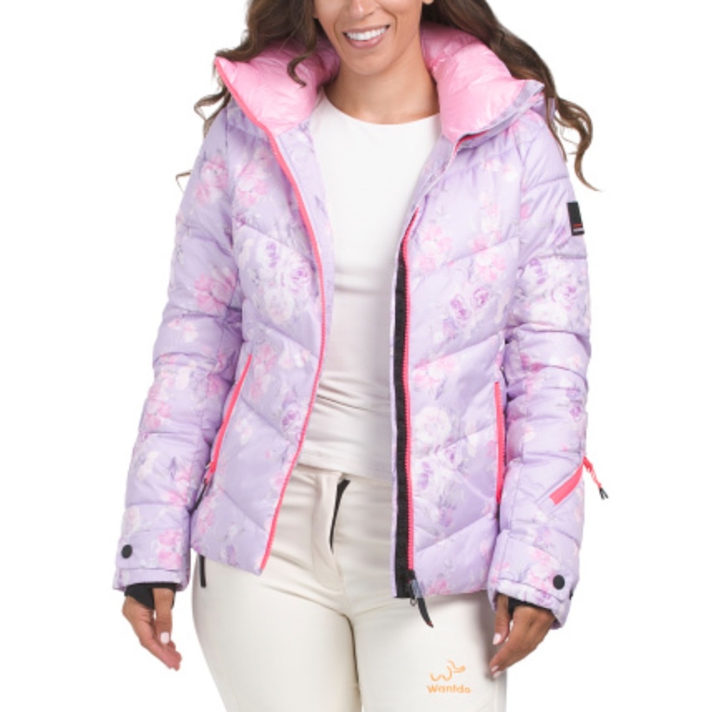 BOGNER X LOVE SHACK FANCY Saelly 2 Ski Jacket - Hibiscus
